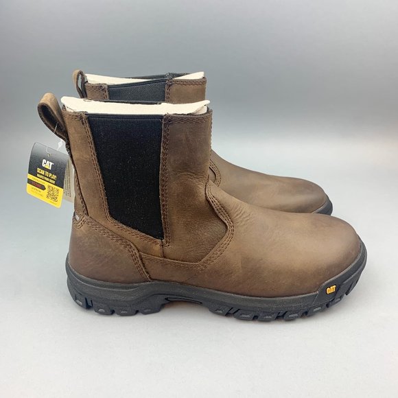 Caterpillar Work Boots Other - Caterpillar Mens Wheelbase Steel Toe Work Boot Size 9 Wide Brown